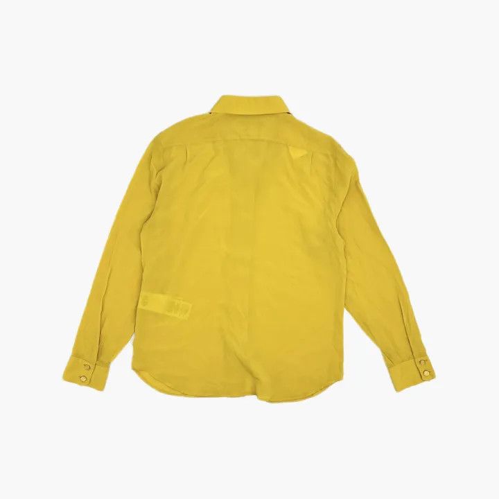 Gucci Gucci Yellow Long Sleeve Button-Up Shirt Size L / US 10 / IT 46 - 3 Thumbnail