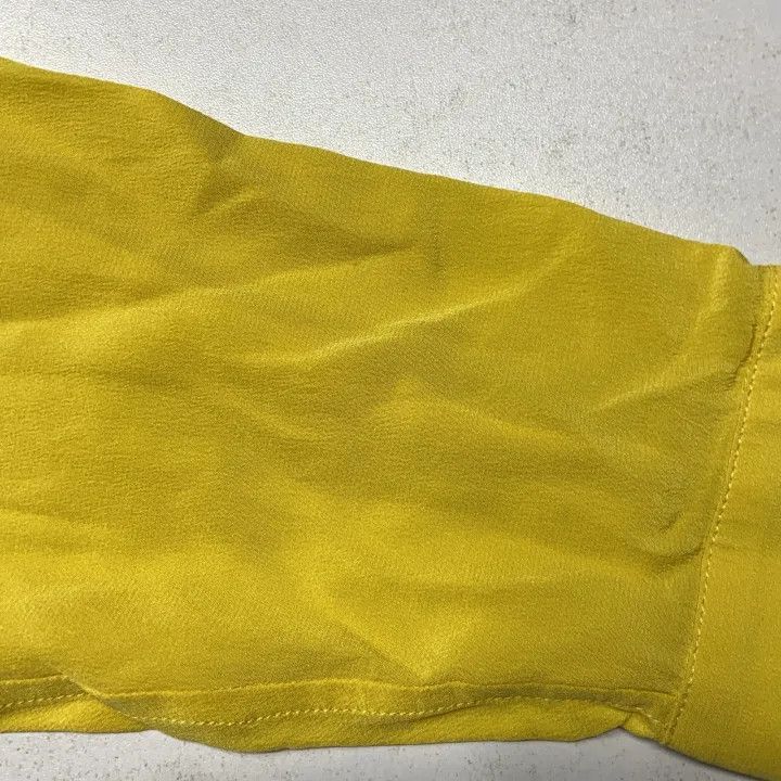 Gucci Gucci Yellow Long Sleeve Button-Up Shirt Size L / US 10 / IT 46 - 9 Thumbnail