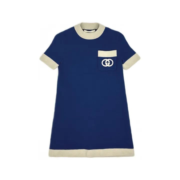 Gucci Gucci Color-Block Short Sleeve Dress Size XXS / US 00 / IT 34 - 2 Thumbnail