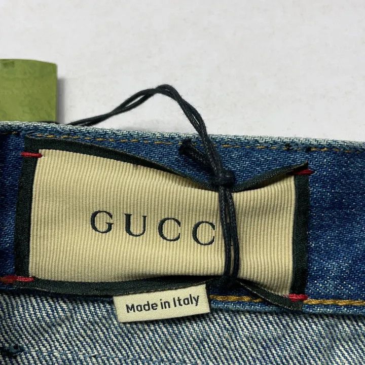 Gucci Gucci Women's Blue Straight Leg Casual Jeans Size 24" / US 00 / IT 34 - 5 Thumbnail