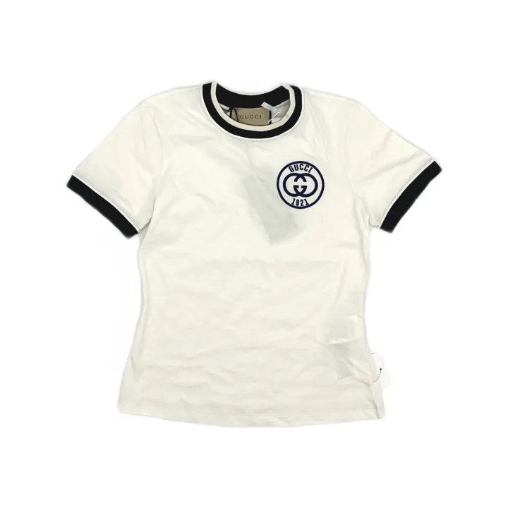 Gucci GUCCI Short Sleeve Embroidered T-Shirt for Women Size XS / US 0-2 / IT 36-38 - 2 Thumbnail