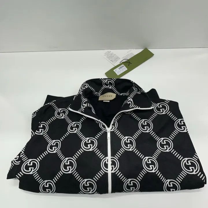 Gucci Gucci SS22 Vintage Pattern Zip Jacket for Women Size S / US 4 / IT 40 - 9 Thumbnail