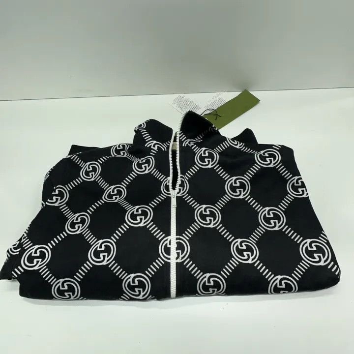 Gucci Gucci SS22 Vintage Pattern Zip Jacket for Women Size S / US 4 / IT 40 - 8 Thumbnail