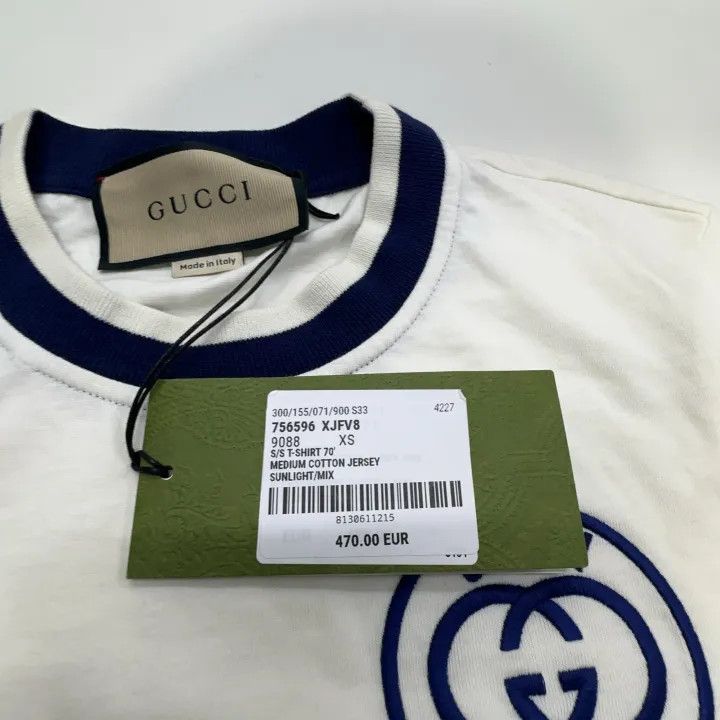 Gucci Gucci Embroidered Round Neck T-Shirt for Women Size XS / US 0-2 / IT 36-38 - 6 Thumbnail