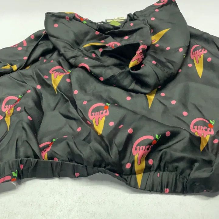 Gucci Gucci Ice Cream Print Cropped Jacket Size M / US 6-8 / IT 42-44 - 7 Thumbnail