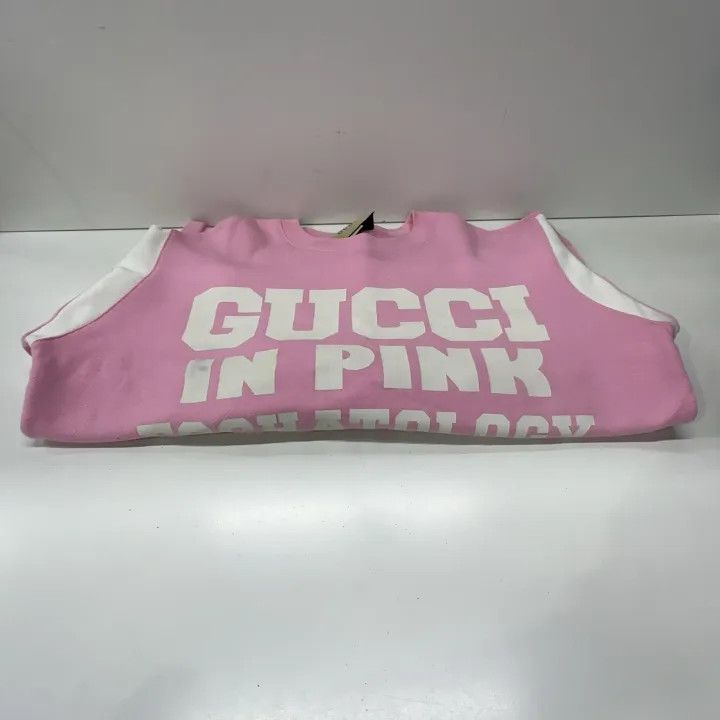 Gucci Gucci Pink Long Sleeve Sweatshirt for Women Size M / US 6-8 / IT 42-44 - 9 Thumbnail