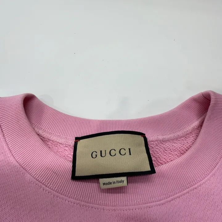 Gucci Gucci Pink Long Sleeve Sweatshirt for Women Size M / US 6-8 / IT 42-44 - 6 Thumbnail