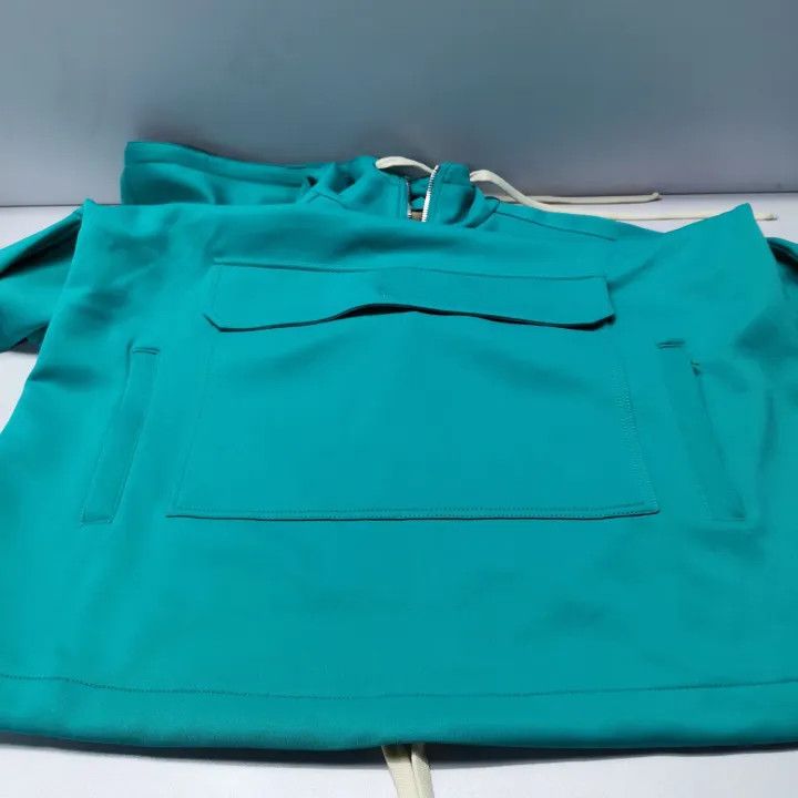 Gucci Gucci SS22 Logo Hoodie Dress in Blue Size S / US 4 / IT 40 - 13 Thumbnail