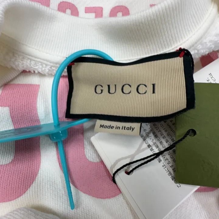 Gucci Gucci SS22 Logo Print Long Sleeve Sweatshirt Size M / US 6-8 / IT 42-44 - 4 Thumbnail