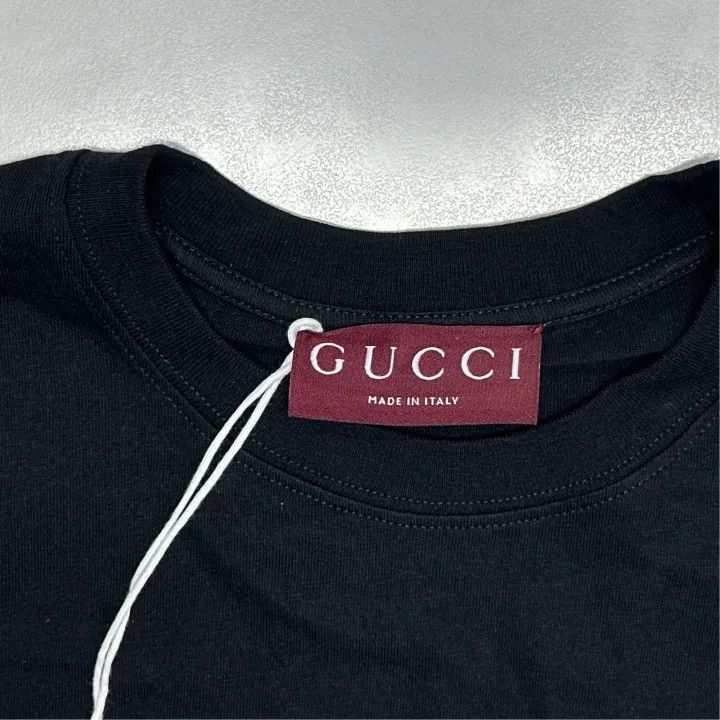 Gucci Gucci Vintage Logo Black T-Shirt for Women Size S / US 4 / IT 40 - 2 Thumbnail