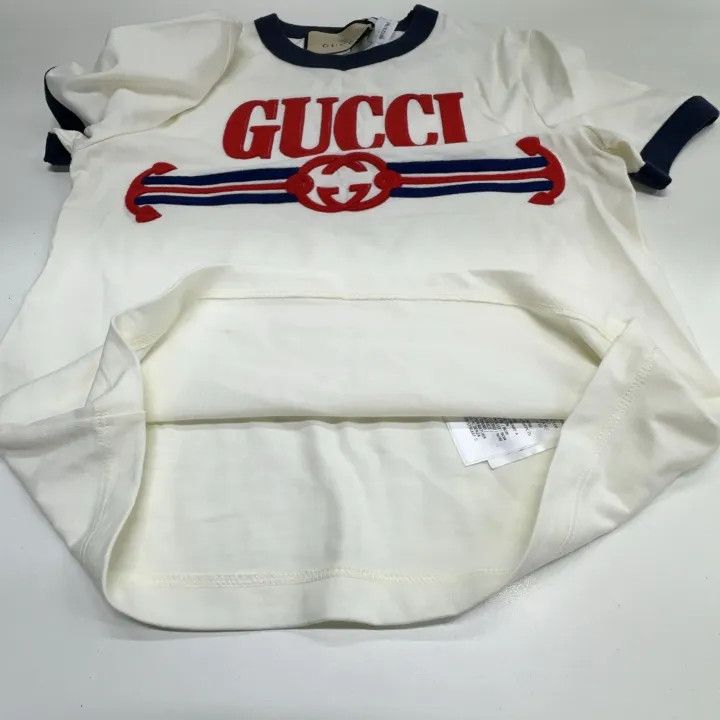 Gucci Gucci Letter Logo Pullover T-Shirt Size XS / US 0-2 / IT 36-38 - 7 Thumbnail