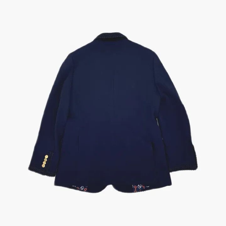 Gucci Gucci FW19 Navy Blazer with Single Button Size L / US 10 / IT 46 - 3 Thumbnail