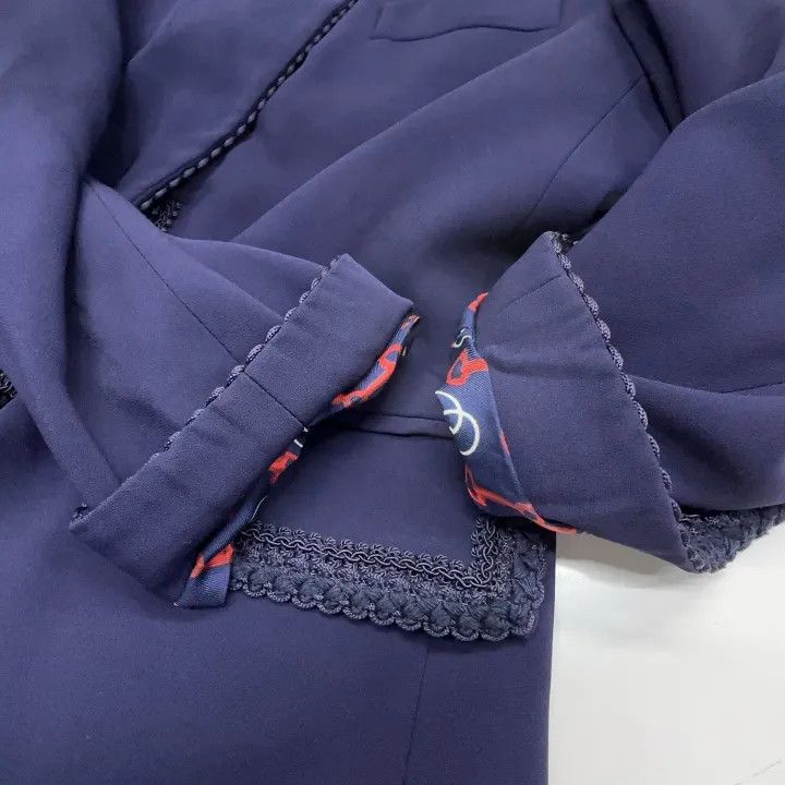 Gucci Gucci FW19 Navy Blazer with Single Button Size L / US 10 / IT 46 - 8 Thumbnail