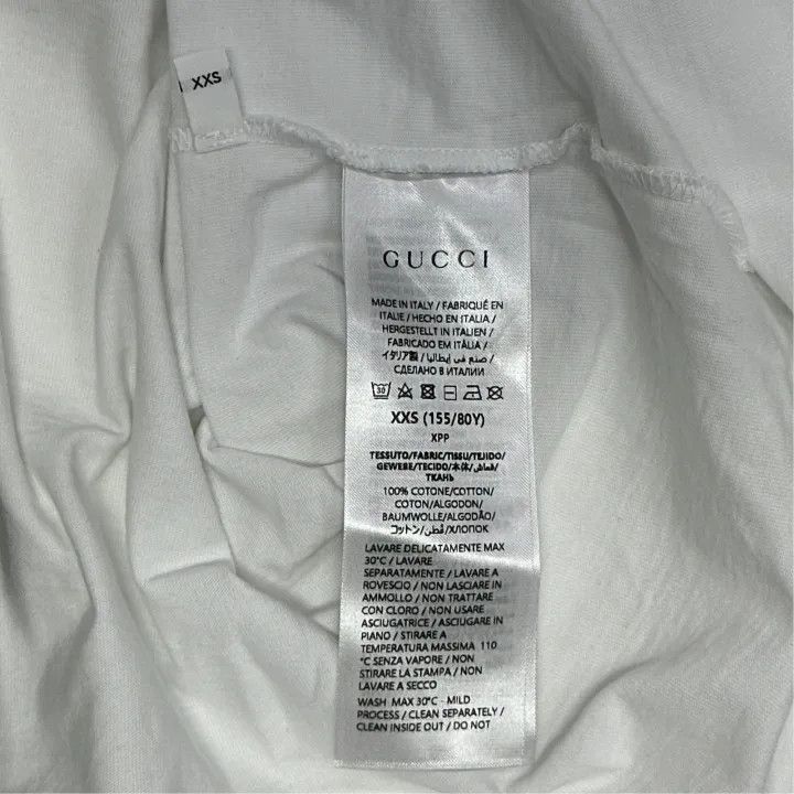 Gucci Gucci FW24 Cotton Graphic T-Shirt for Women Size XXS / US 00 / IT 34 - 4 Thumbnail