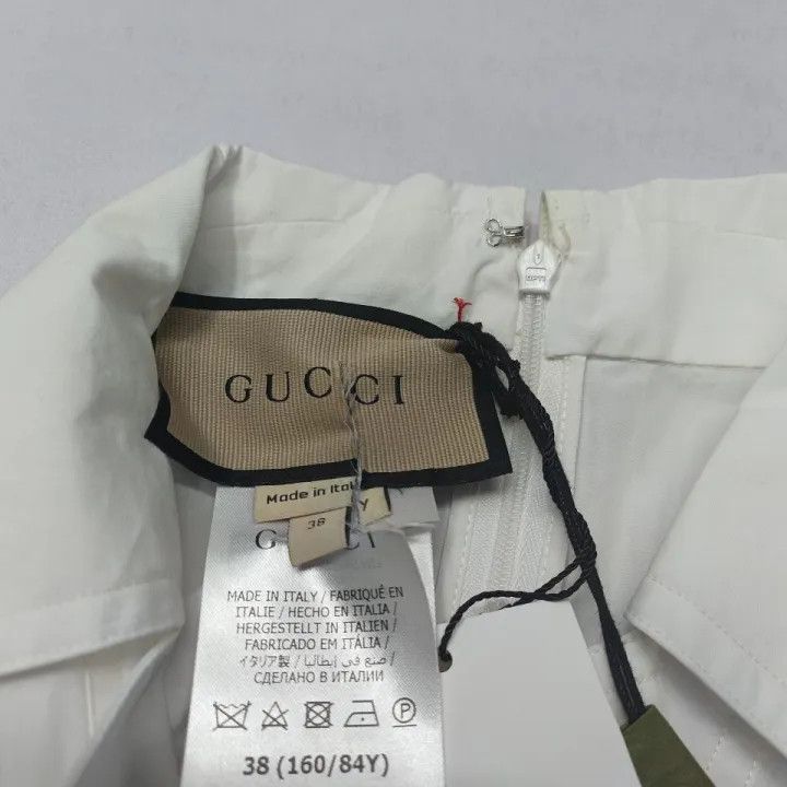 Gucci Gucci SS23 Button-Up Long White Dress Size M / US 6-8 / IT 42-44 - 3 Thumbnail