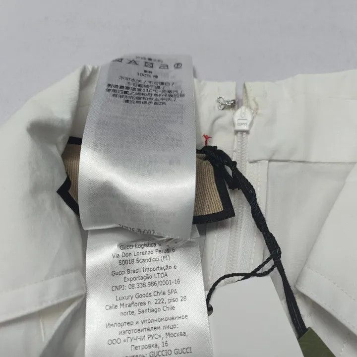 Gucci Gucci SS23 Button-Up Long White Dress Size M / US 6-8 / IT 42-44 - 4 Thumbnail