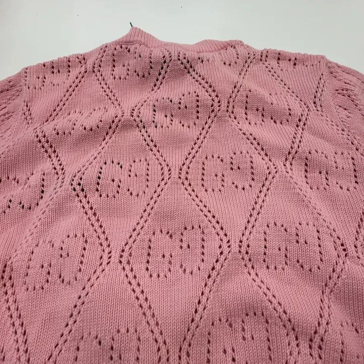 Gucci Gucci Pink Short Sleeve Knitted Top Size L / US 10 / IT 46 - 5 Thumbnail
