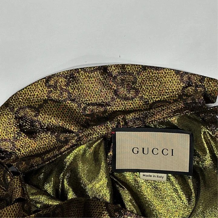Gucci Gucci SS23 Golden Logo Long Sleeve Dress Size M / US 6-8 / IT 42-44 - 5 Thumbnail