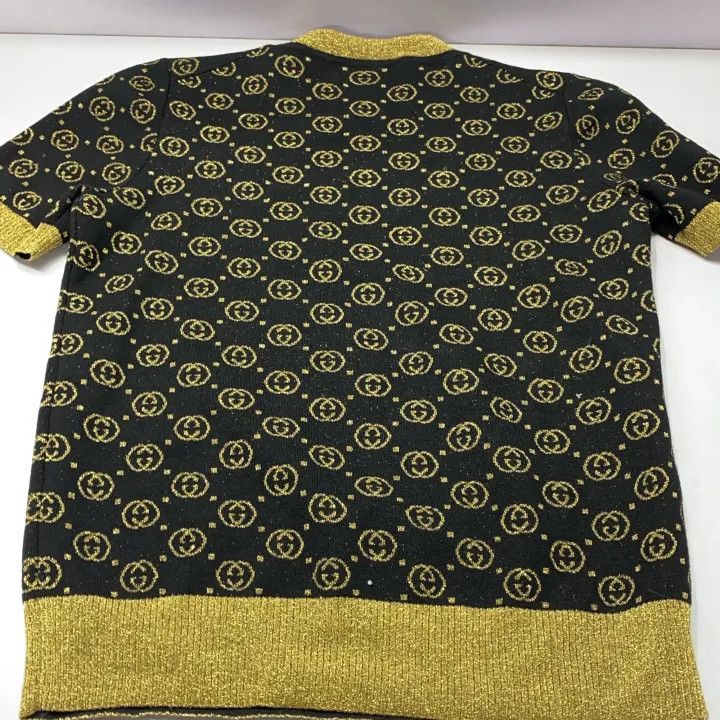 Gucci Gucci Black Logo Knit Wool Sweater Size M / US 6-8 / IT 42-44 - 7 Thumbnail