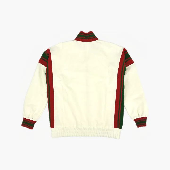 Gucci Gucci SS23 Knit Zip-Up Jacket in Ivory Size L / US 10 / IT 46 - 3 Thumbnail