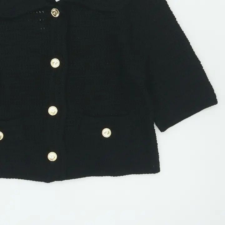 Gucci Gucci SS23 Black Knitted Short Sweater Size S / US 4 / IT 40 - 5 Thumbnail