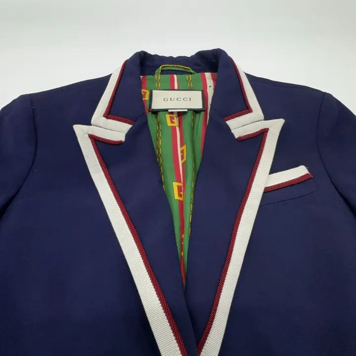 Gucci Gucci Black Suit Jacket with Metal Buttons Size M / US 6-8 / IT 42-44 - 7 Thumbnail