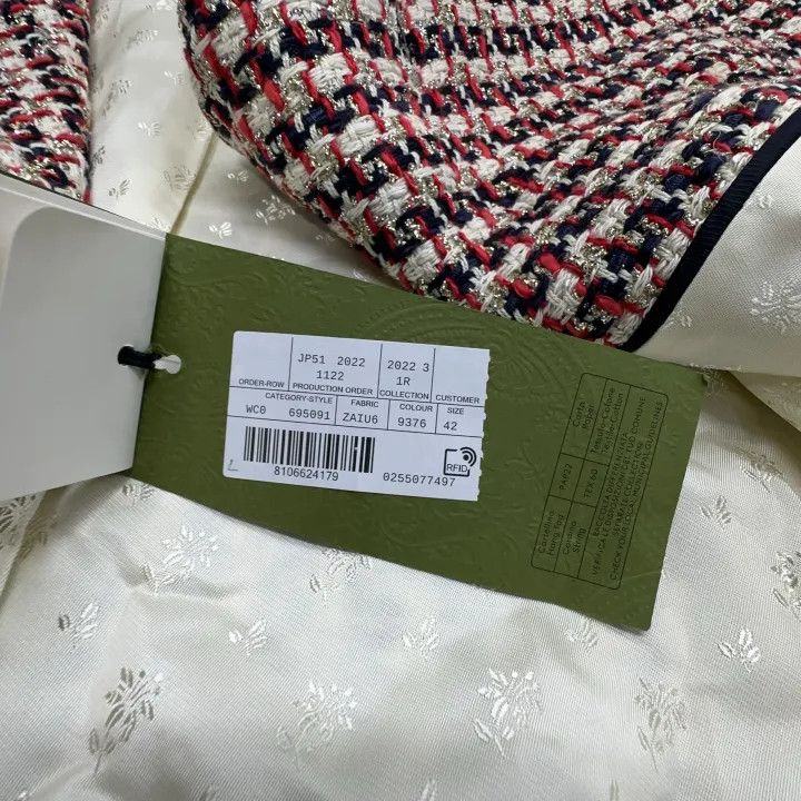 Gucci Gucci SS22 Plaid Double-Breasted Jacket Size L / US 10 / IT 46 - 2 Thumbnail