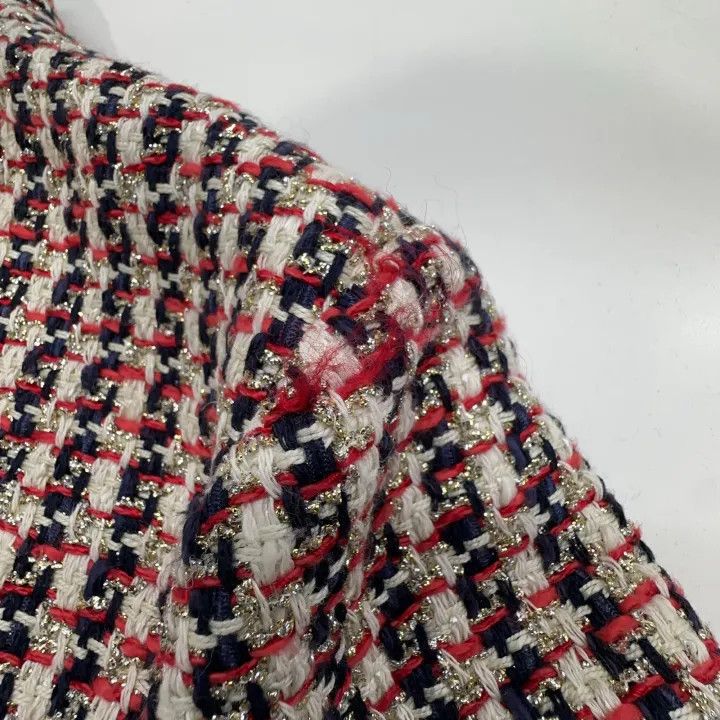 Gucci Gucci SS22 Plaid Double-Breasted Jacket Size L / US 10 / IT 46 - 7 Thumbnail