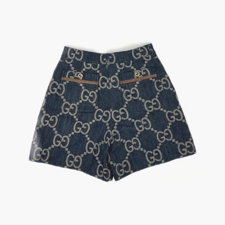 Gucci Gucci Blue Double G Logo Casual Shorts Size 42" / US 20 - 3 Thumbnail