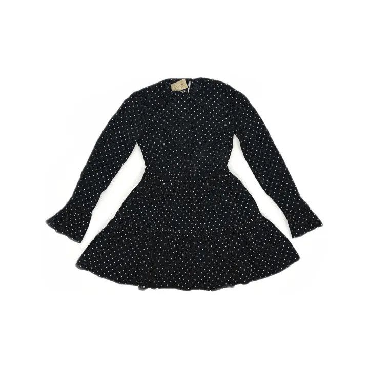Gucci Gucci Polka Dot Long Sleeve Dress Size S / US 4 / IT 40 - 2 Thumbnail