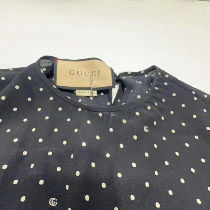 Gucci Gucci Polka Dot Long Sleeve Dress Size S / US 4 / IT 40 - 7 Thumbnail