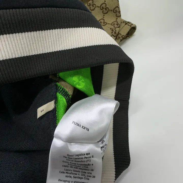 Gucci Gucci Color-Block Cropped Hoodie for Women Size S / US 4 / IT 40 - 4 Thumbnail