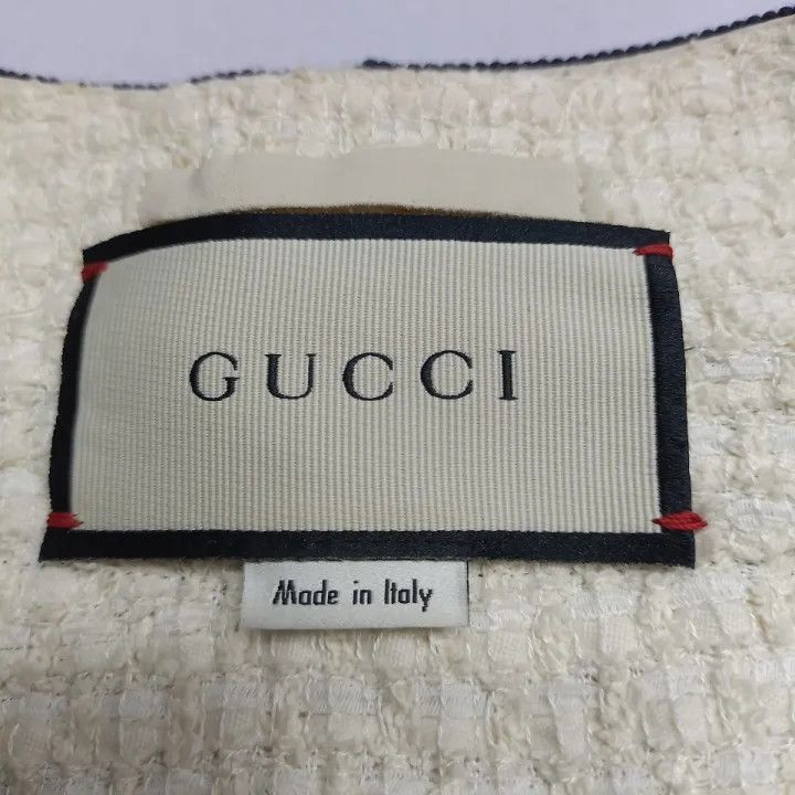 Gucci GUCCI Color-Block Tweed Jacket for Women Size M / US 6-8 / IT 42-44 - 3 Thumbnail