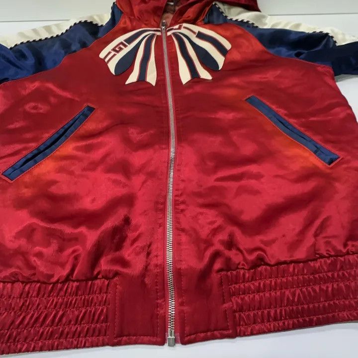 Gucci Gucci Tiger Print Hooded Pilot Jacket Size M / US 6-8 / IT 42-44 - 16 Thumbnail