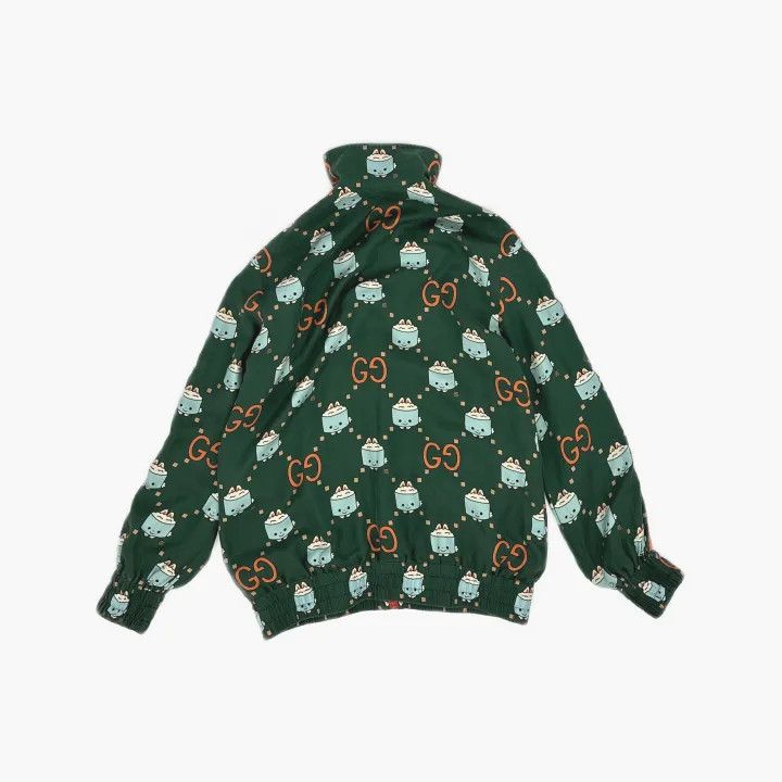 Gucci GUCCI Green Animal Print Long Sleeve Dress Size XS / US 0-2 / IT 36-38 - 3 Thumbnail