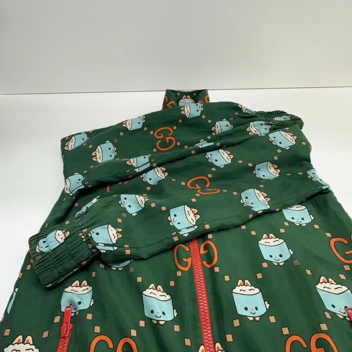 Gucci GUCCI Green Animal Print Long Sleeve Dress Size XS / US 0-2 / IT 36-38 - 8 Thumbnail