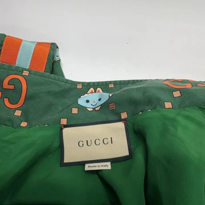 Gucci GUCCI Green Animal Print Long Sleeve Dress Size XS / US 0-2 / IT 36-38 - 6 Thumbnail