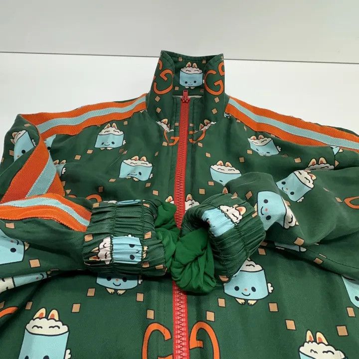 Gucci GUCCI Green Animal Print Long Sleeve Dress Size XS / US 0-2 / IT 36-38 - 9 Thumbnail