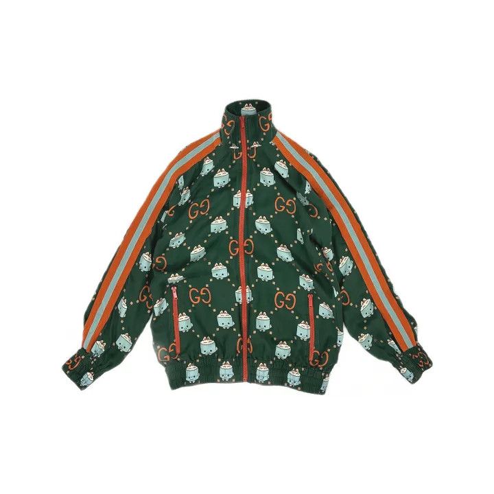 Gucci GUCCI Green Animal Print Long Sleeve Dress Size XS / US 0-2 / IT 36-38 - 2 Thumbnail