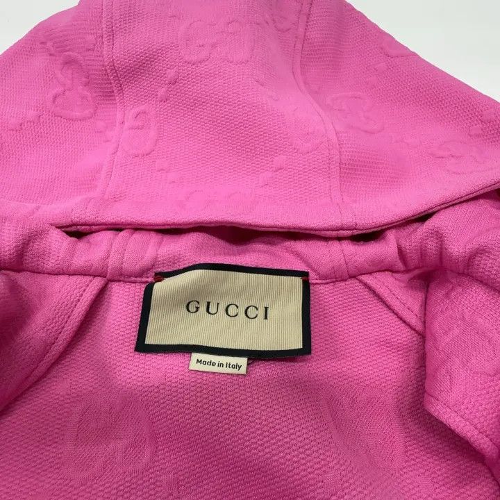 Gucci Gucci Pink GG Pattern Zip-Up Jacket Size S / US 4 / IT 40 - 4 Thumbnail