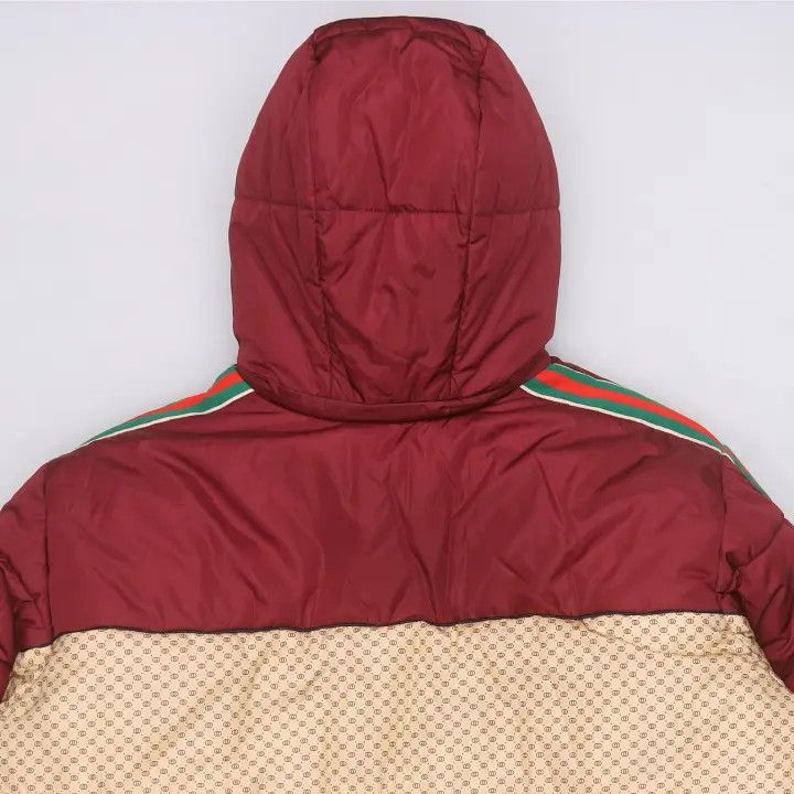 Gucci Gucci FW21 Red Nylon Hooded Jacket Size L / US 10 / IT 46 - 9 Thumbnail