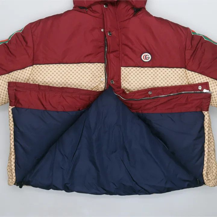 Gucci Gucci FW21 Red Nylon Hooded Jacket Size L / US 10 / IT 46 - 6 Thumbnail