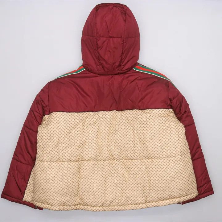 Gucci Gucci FW21 Red Nylon Hooded Jacket Size L / US 10 / IT 46 - 8 Thumbnail