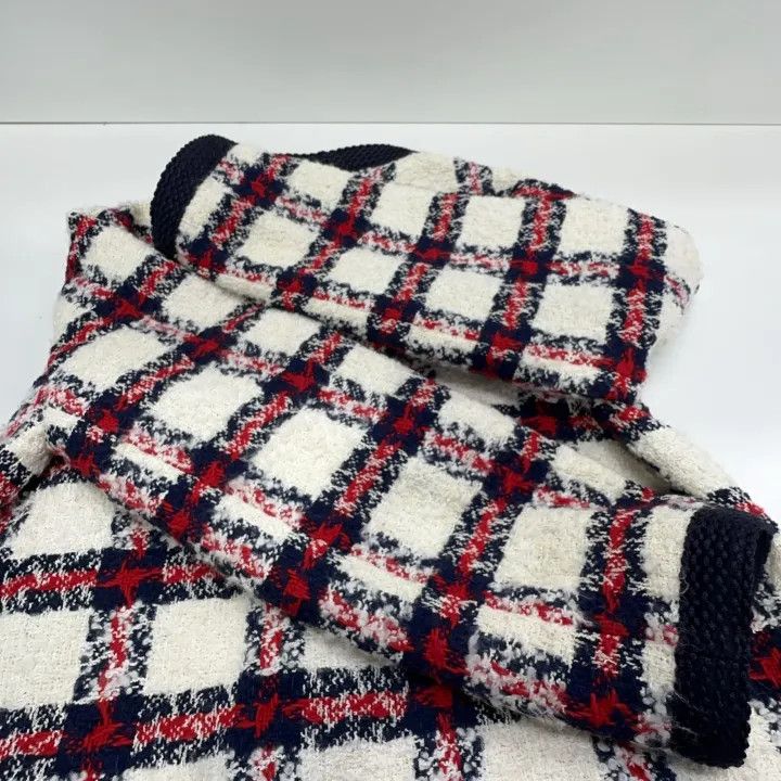 Gucci Gucci Plaid Tweed Button-Up Jacket for Women Size M / US 6-8 / IT 42-44 - 12 Thumbnail