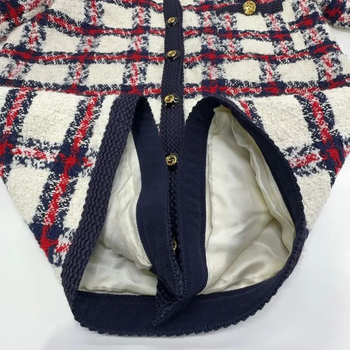 Gucci Gucci Plaid Tweed Button-Up Jacket for Women Size M / US 6-8 / IT 42-44 - 11 Thumbnail