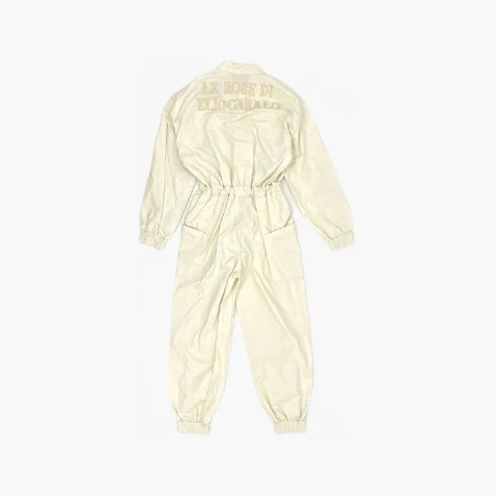 Gucci Gucci SS22 White Logo Embroidered Jumpsuit Size 23" - 3 Thumbnail