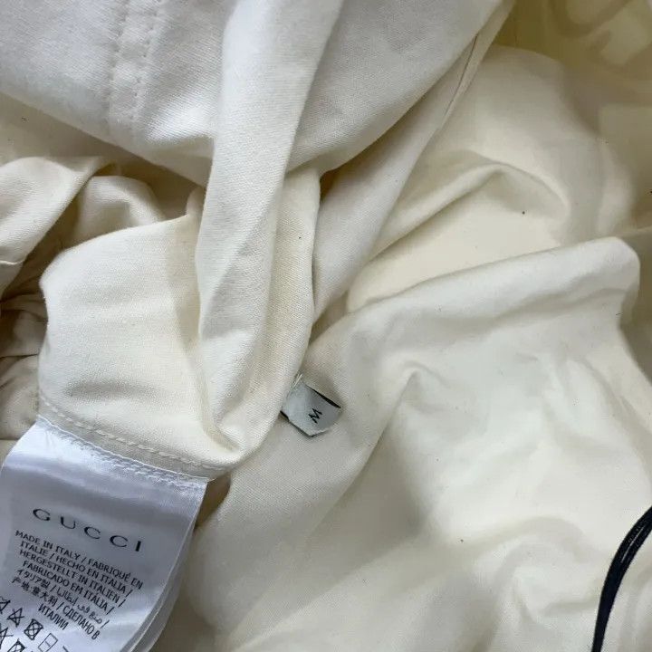 Gucci Gucci SS22 White Logo Embroidered Jumpsuit Size 23" - 7 Thumbnail