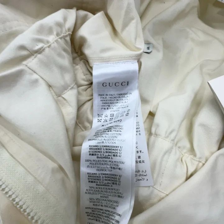 Gucci Gucci SS22 White Logo Embroidered Jumpsuit Size 23" - 6 Thumbnail