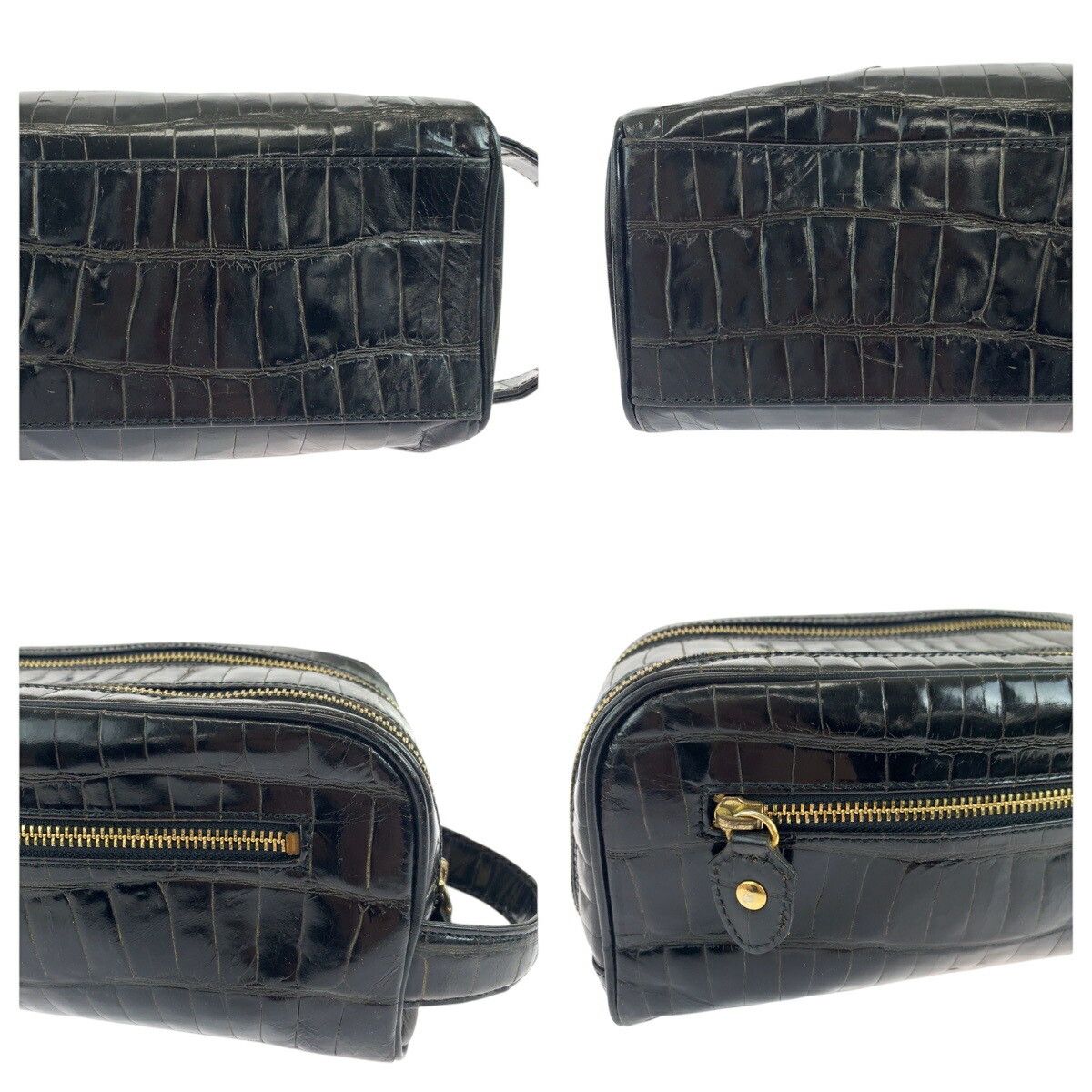 Versace Versace Versace Sunburst Embossed Leather Clutch Bag Leather Clutch Bag DUTY FREE for USA Size ONE SIZE - 5 Thumbnail
