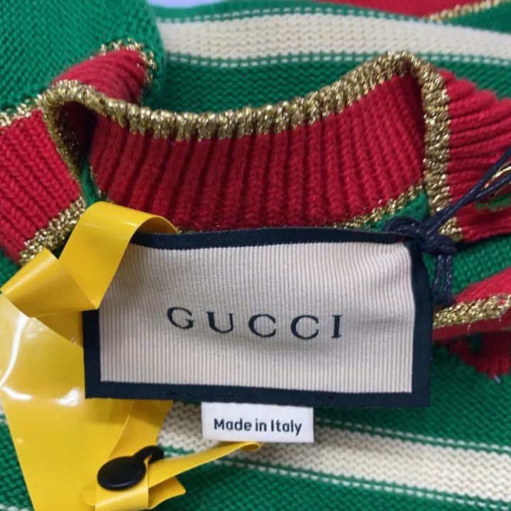 Gucci Gucci SS22 Striped Knit Sweater for Women Size M / US 6-8 / IT 42-44 - 6 Thumbnail